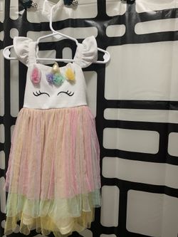 Unicorn dress 4t