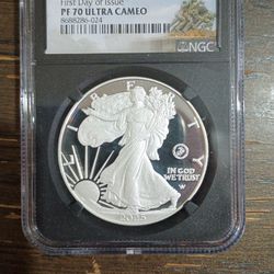 2025P United States Marine  Silver Eagle