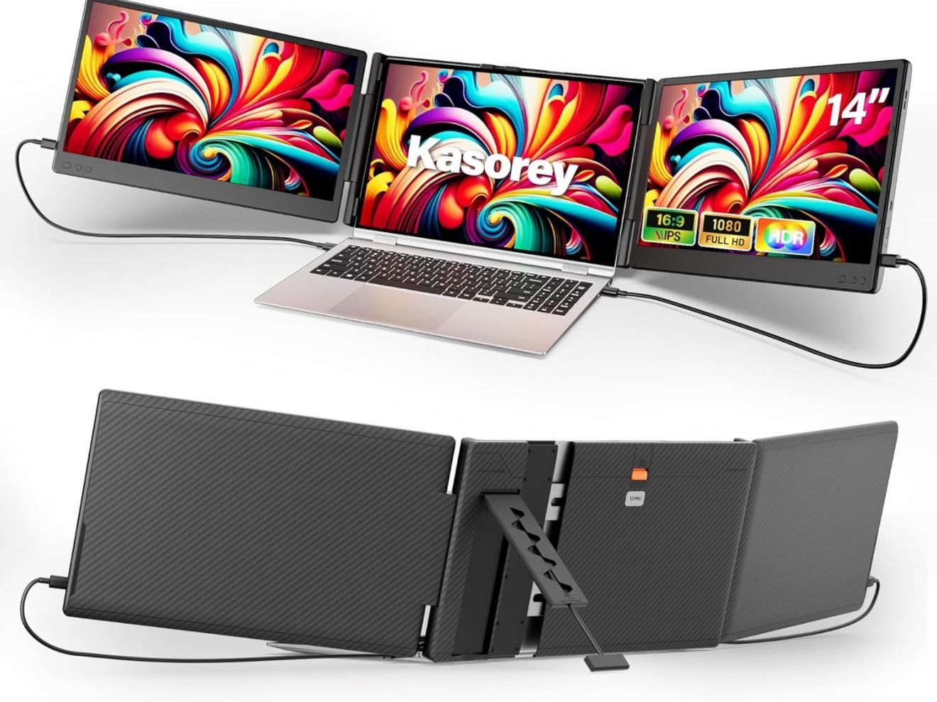 NEW! Portable Laptop Screen Extender  – 1080P