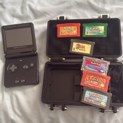 Gameboy Advance And Pokemon/zelda Games