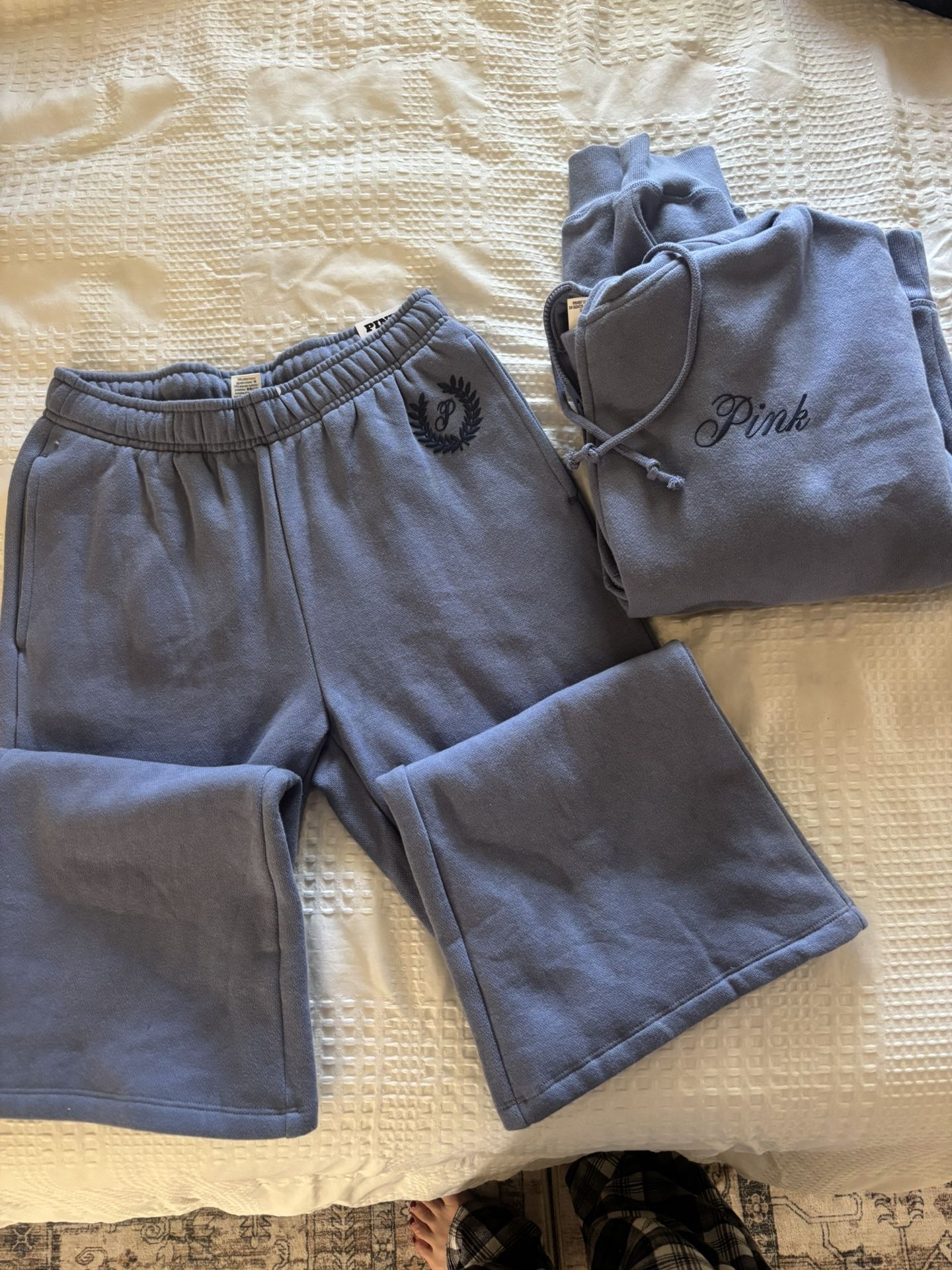 Pink victorias Secret Fleece / Jogger/ Hoodie Set 