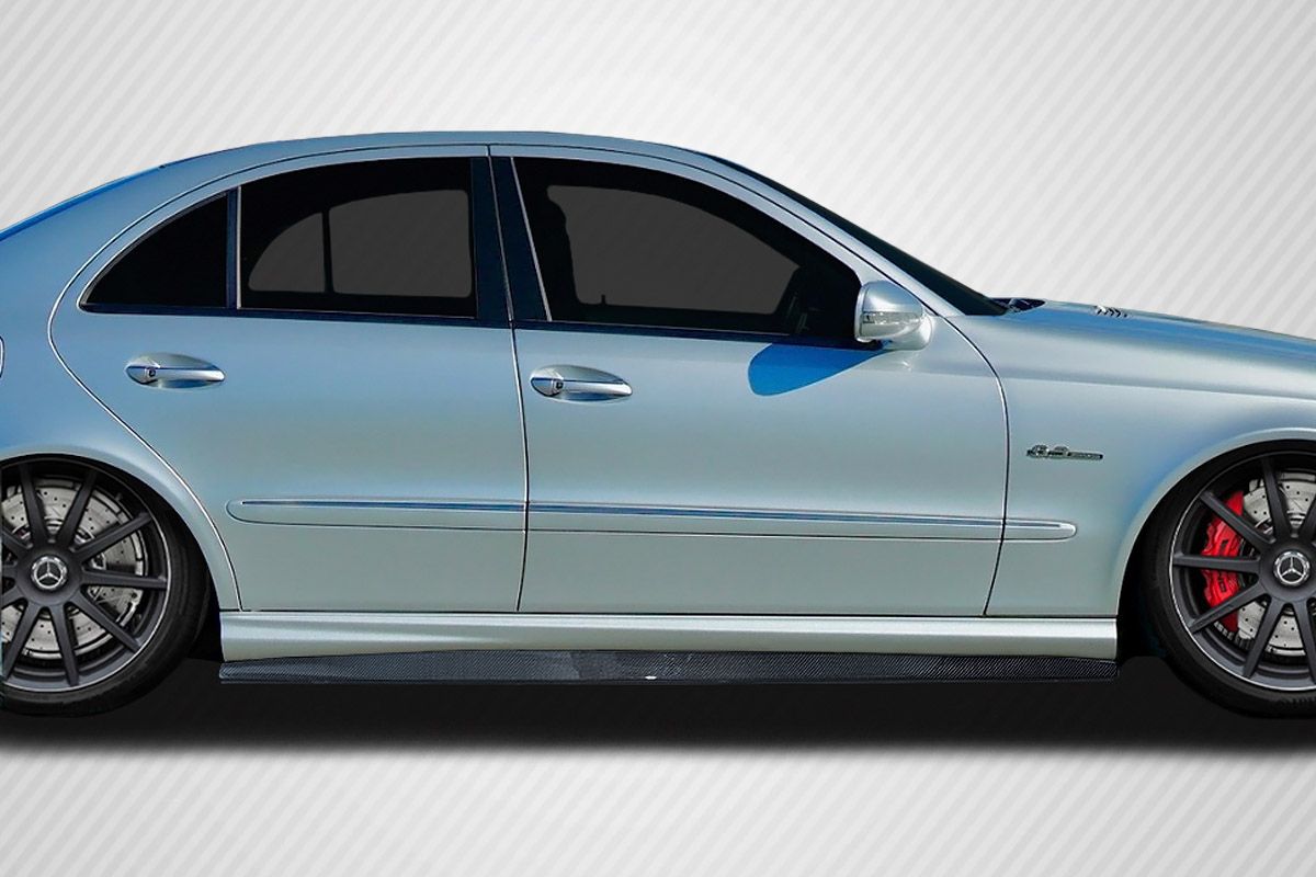 Blemished 2003-2009 Mercedes E55 E63 W211 Carbon Creations L Sport Side Skirts Splitters - 2 Piece (S)