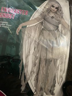 Enchanted ghost kids costume