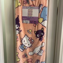 Hello Kitty And Friends Peach Blanket