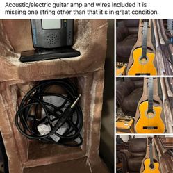 Electric Guitar And Amp