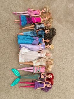 Barbie dolls , $3 or $7for singing Cinderella or Ariel