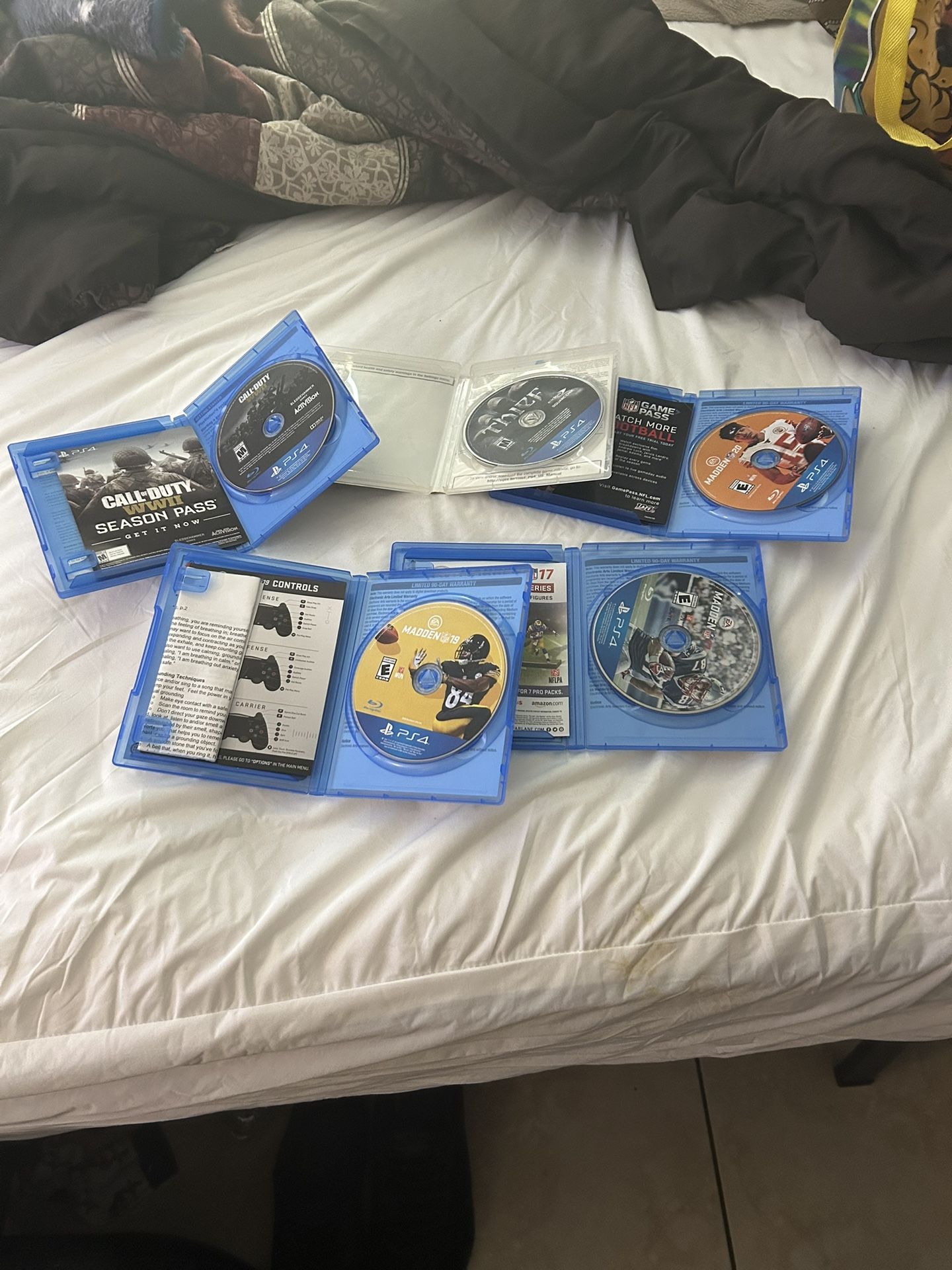 Call of duty Madden’s and thief
