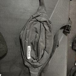 Adidas Core Black Waist Bag / Fanny Pack - Unisex & Versatile