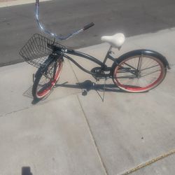 ladies 26 in sikk extended frame beach cruiser bike