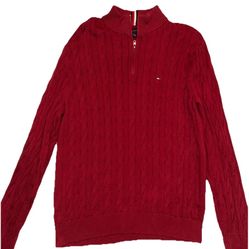 Mens Tommy Hilfiger cable knit sweater brand new size L