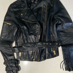 Leather Coat