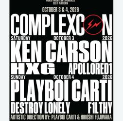 2 passes for concert and Sunday event