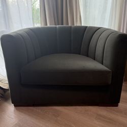 Rustic Green Corner Couch