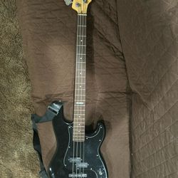 Hartley Amp And LTD four String Bass Guitar
