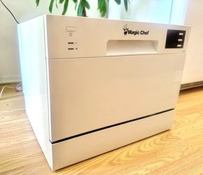 Compact Countertop Dishwasher, Portable Mini Dish Washing Machine (Magic Chef)