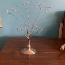 Metal Card Clip Stand 