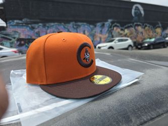 59Fifty Chicago Cubs Luxury Pack He 2-Tone Burnt Orange/Burnt Wood - Green UV