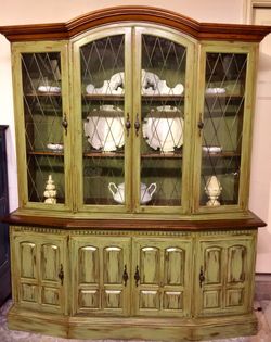 Ethan allen classic manor china cheap cabinet