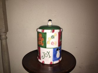 Christmas cookie jar