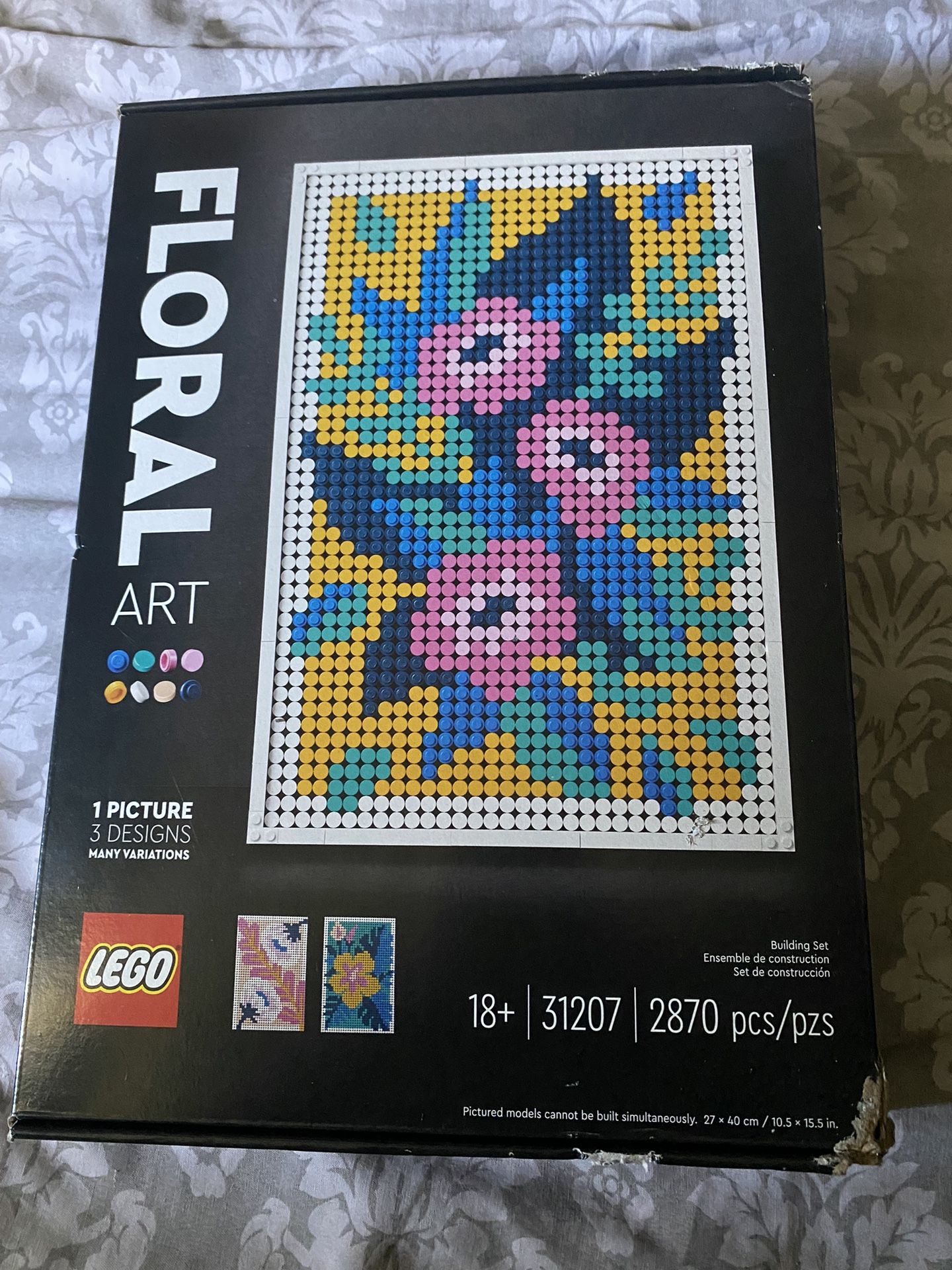 Lego Floral Portrait Set