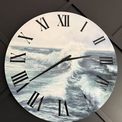 Roman Numeral Large Wall Clock