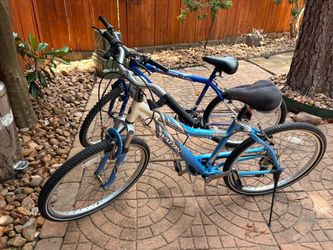 For sale Set of 2 Bicycles in decent used working condition. Price is for Both