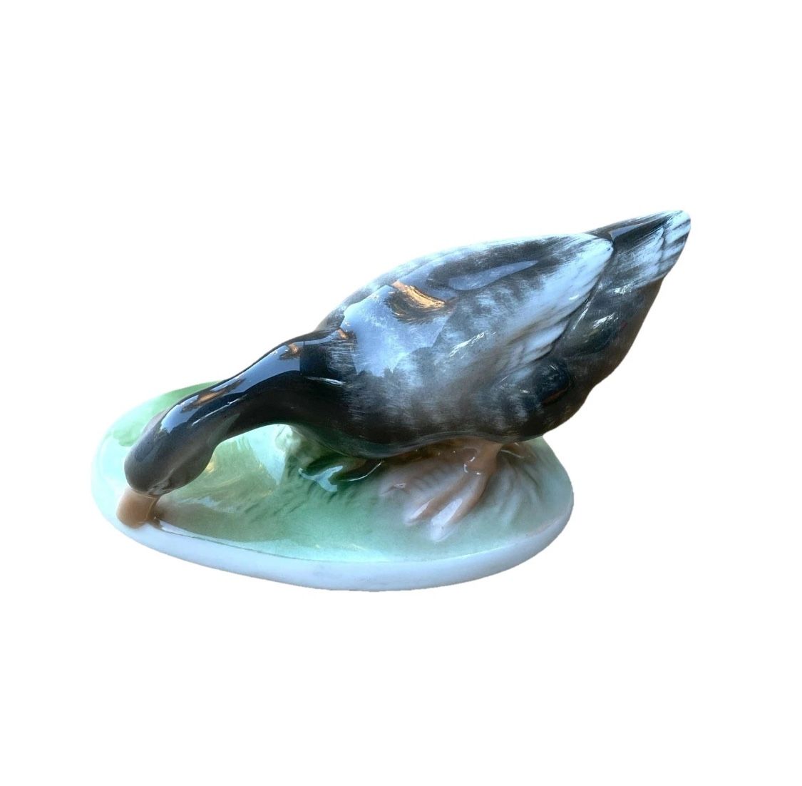 Vtg Rosenthal Porcelain Duck Alone #172 Collectible Figurine by K. Himmelstoss