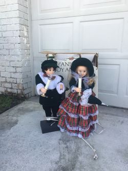 Animated boy and girl