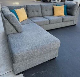 Grey sectional