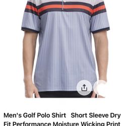 Golf Polo Shirt Short Sleeve Dry Fit