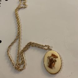 A Horse Pendant Necklace 