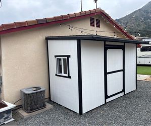 6x12x8 lean to storage shed