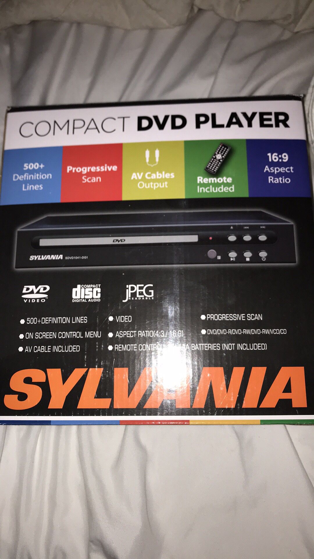 Brand new DVD player