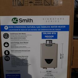 Brand New Gas Tankless Hot Water Heater Sales For $ 1,249 At Lowe's Asking $600