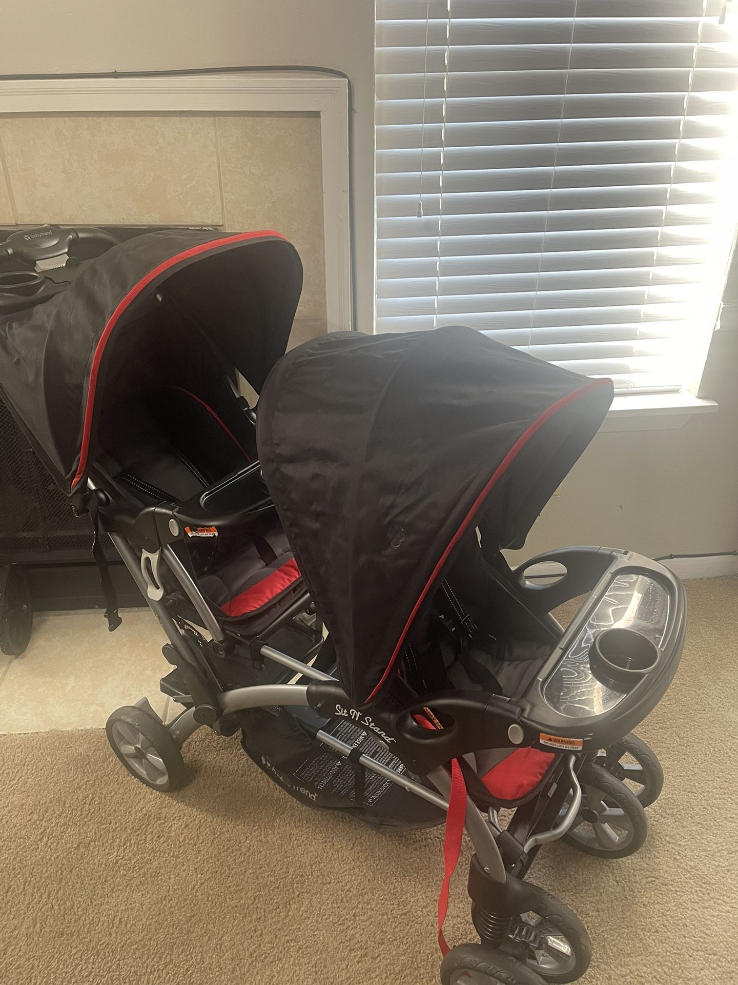 Graco Double Stroller With Stand