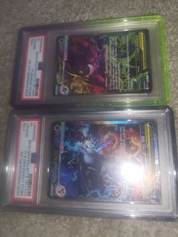 Mega gengar & Mega charizard ex psa 10 sequential cert Pokémon