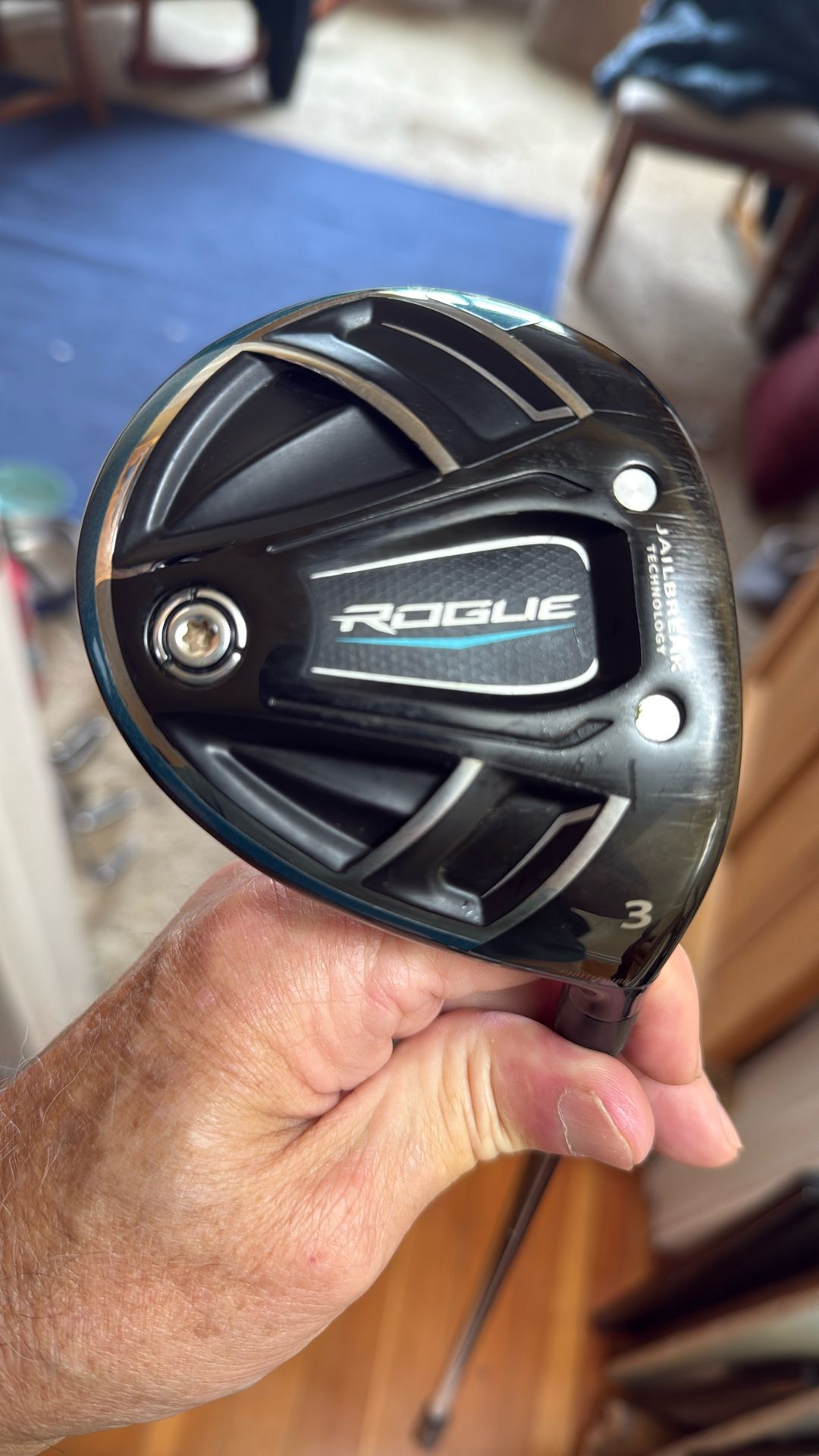 A Mint Callaway Rogue 3 Wood Golf Clubs