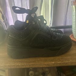 Amiri Men's Black Trainers CRYSTAL MA-1