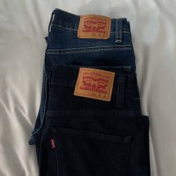 Boys Levis 510 Skinny Jeans Size 16 Reg