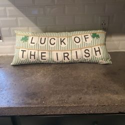 Large " Luck Of The Irish" Pillow 