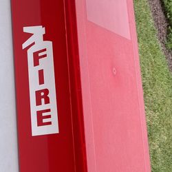 New Fire Extinguisher Box