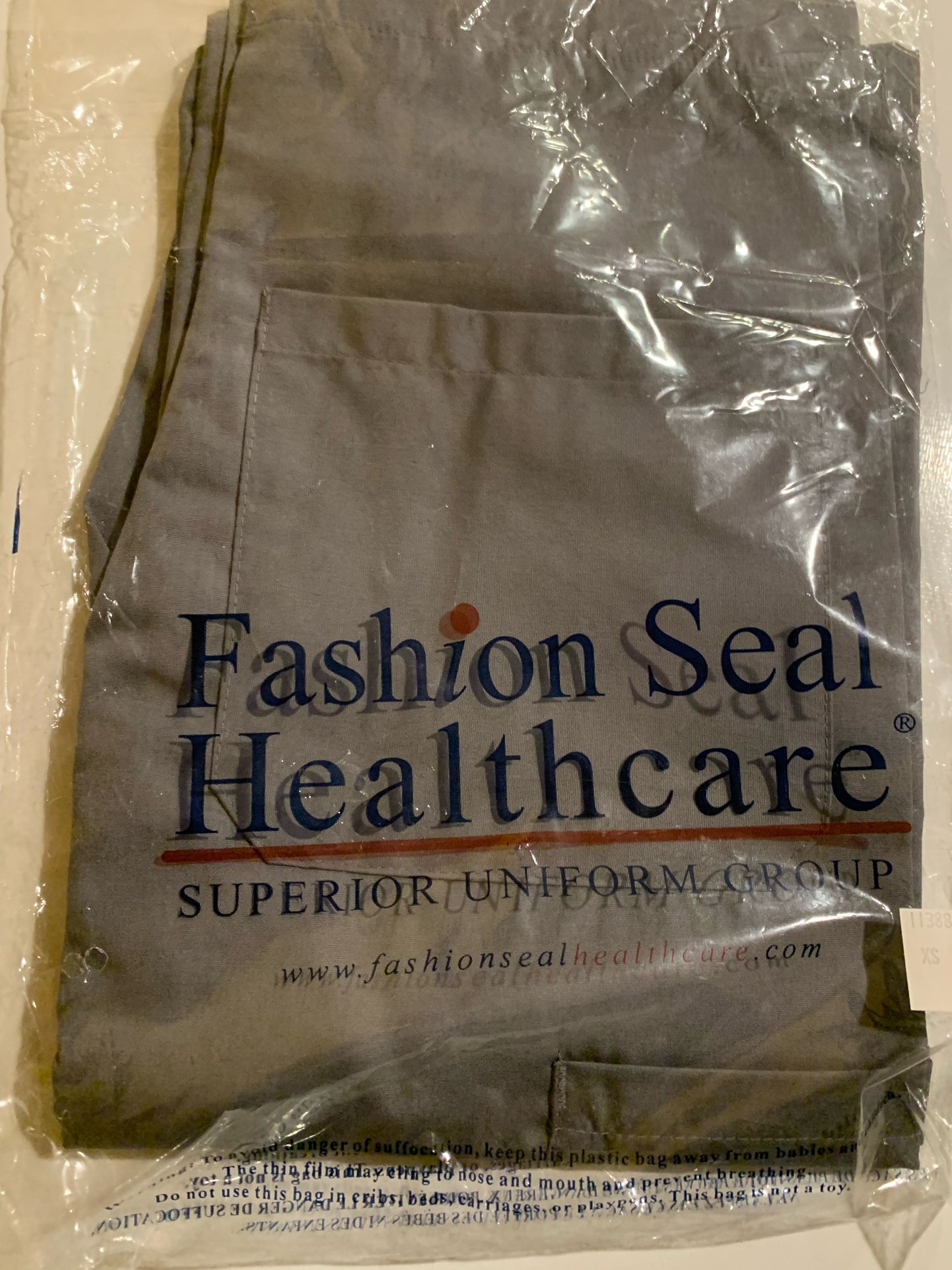 Fashion Seal Healthcare Scrub Pants. Color: Grey, Size: XS