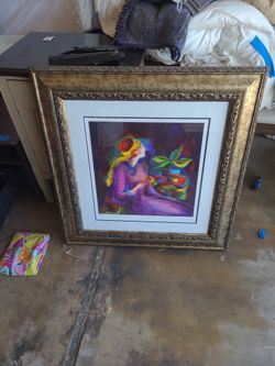 Passing Time with Max by Linda LeKinff (Signed) Seriolithogragh