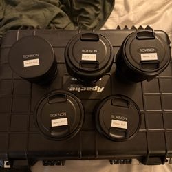 Rokinon Cine DS Lens Set (16, 24, 35, 50, 85mm) - EF & F Mount