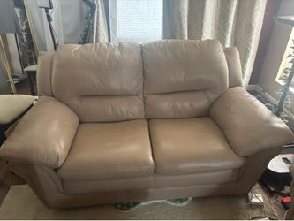 Leather Loveseat Couch from Dania