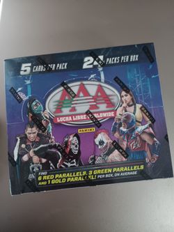 Panini Lucha libre AAA sealed cards