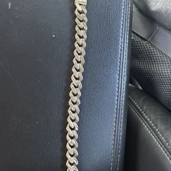 Miami Cuban Link Bracelet 💎 (Iced Out) – Like New (OBO) 10k