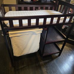 Crib and changing table