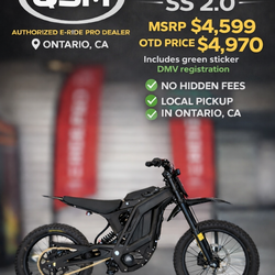 E Ride Pro SS 2.0 $4970 Otd