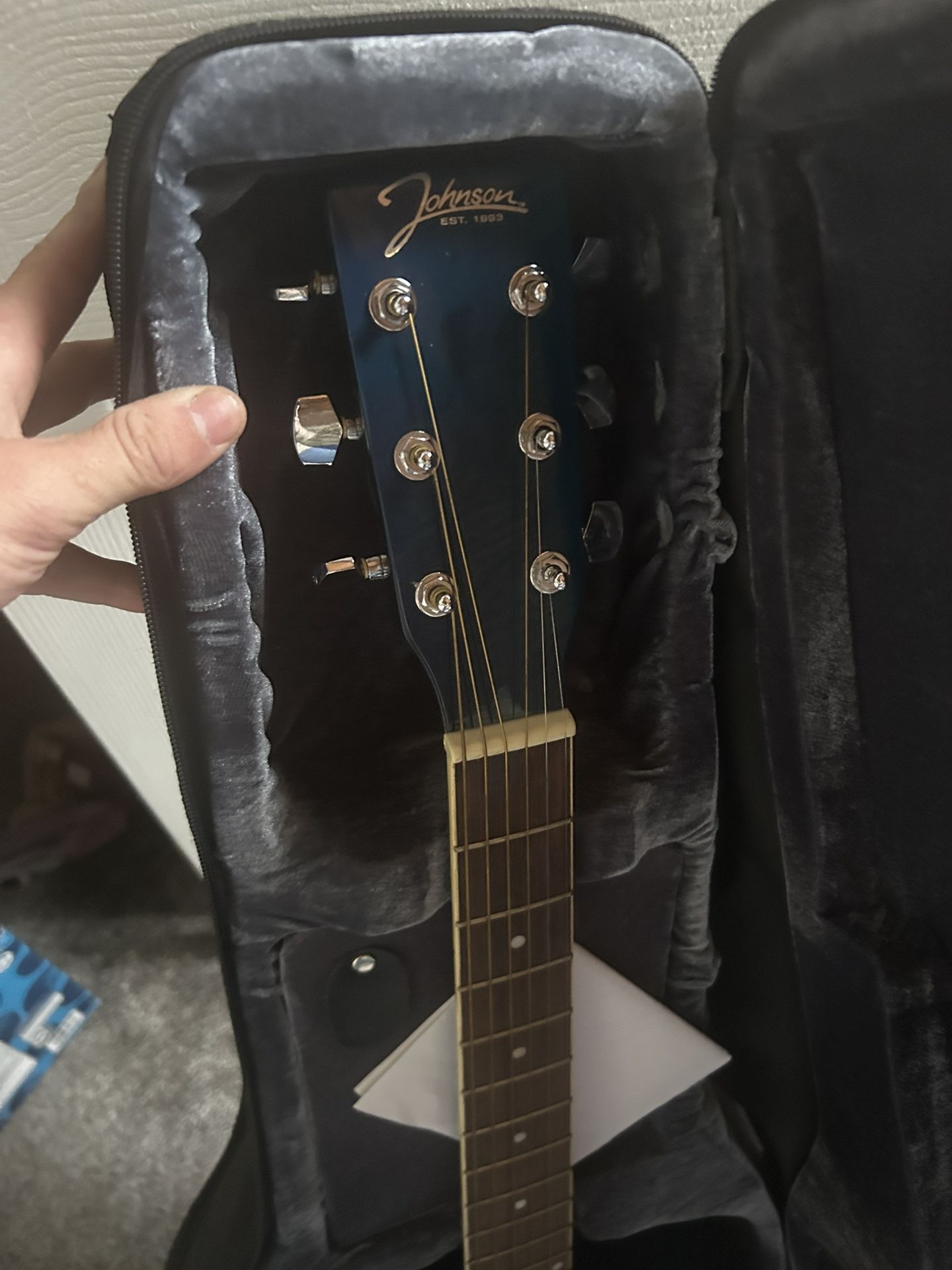 Johnson Guitar With Case
